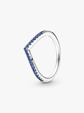 Pandora Timeless Wish Sparkling Blue Ring